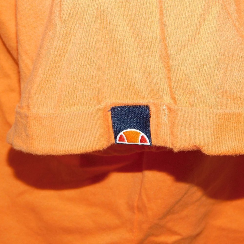 Ellesse  Logo Heritage Orange Alberta crop top T Shirt Womens L - Picture 8 of 9
